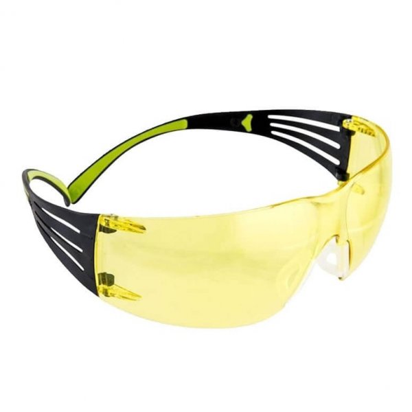 משקפי מגן עם עדשות נגד שריטות וערפל Secure Fit 400 - עדשה צהובה להגברת אור, מעולה למטווחים וכוחות הביטחון