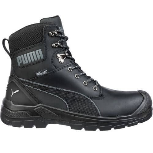 נעל בטיחות גבוהה שחורה