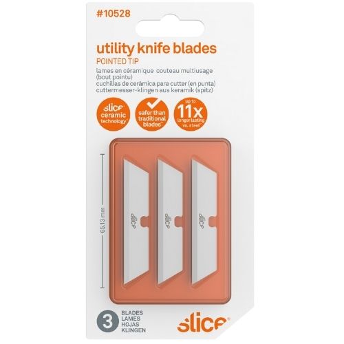 אריזה של 3 יחידות להב קרמי לסכינים +10550+10554+10558+10562