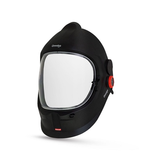 מגן פנים להשחזה עם מערכת נשימה CleanAIR Omnira air